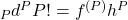 η_P d^P P! = f^{(P)} h^P