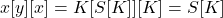 x[y][x] = K[S[K]][K] = S[K]