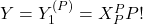 Δ Y = Δ Y_1^{(P)} = ΔX^P η_P P!